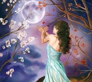 Полная луна для любовной магии. 